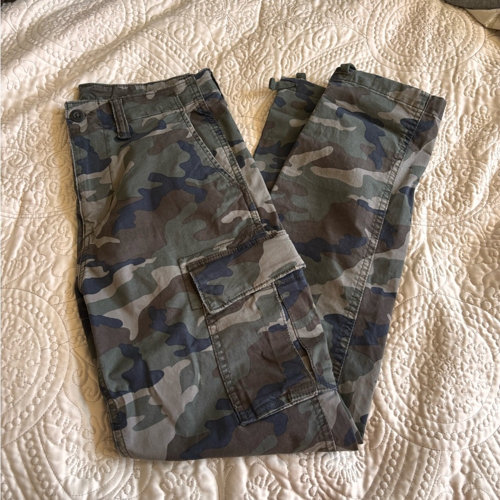Camouflage cargo pants